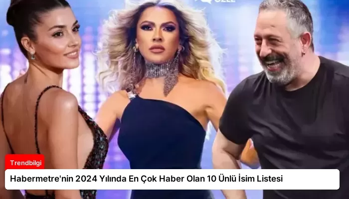 Habermetre’nin 2024 Yılında En Çok Haber Olan 10 Ünlü İsim Listesi