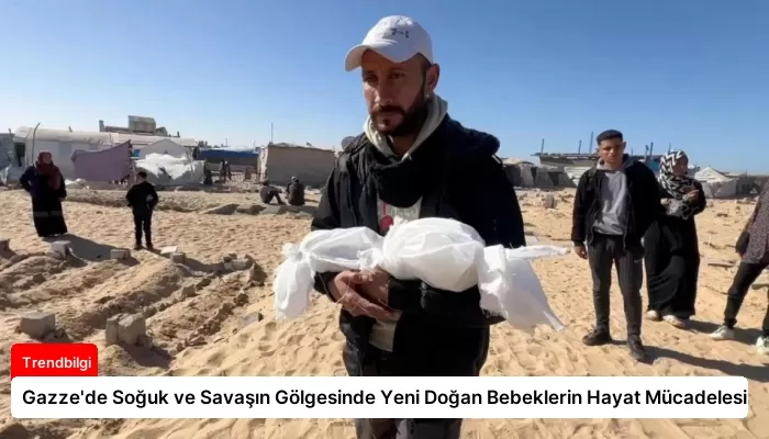 Gazze’de Soğuk ve Savaşın Gölgesinde Yeni Doğan Bebeklerin Hayat Mücadelesi