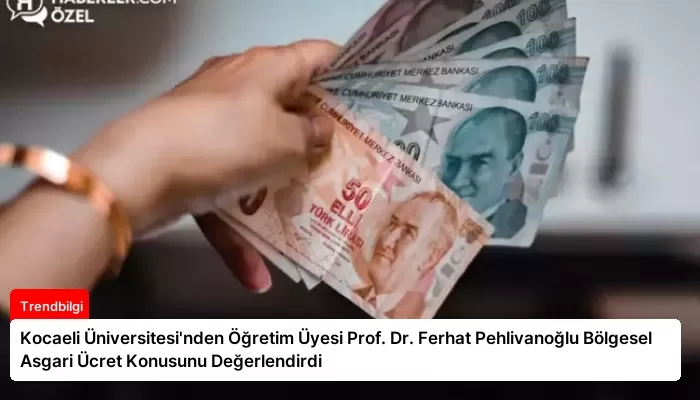 Kocaeli Üniversitesi’nden Öğretim Üyesi Prof. Dr. Ferhat Pehlivanoğlu Bölgesel Asgari Ücret Konusunu Değerlendirdi