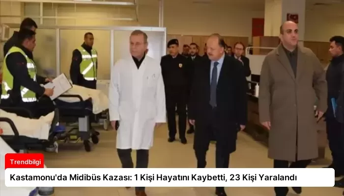 Kastamonu’da Midibüs Kazası: 1 Kişi Hayatını Kaybetti, 23 Kişi Yaralandı
