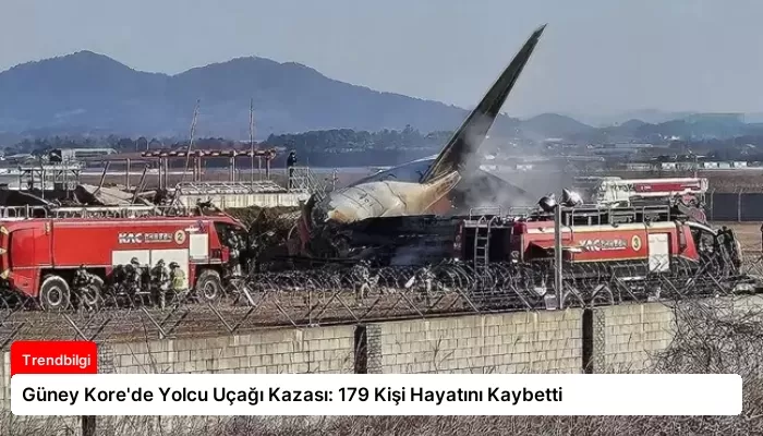 Güney Kore’de Yolcu Uçağı Kazası: 179 Kişi Hayatını Kaybetti