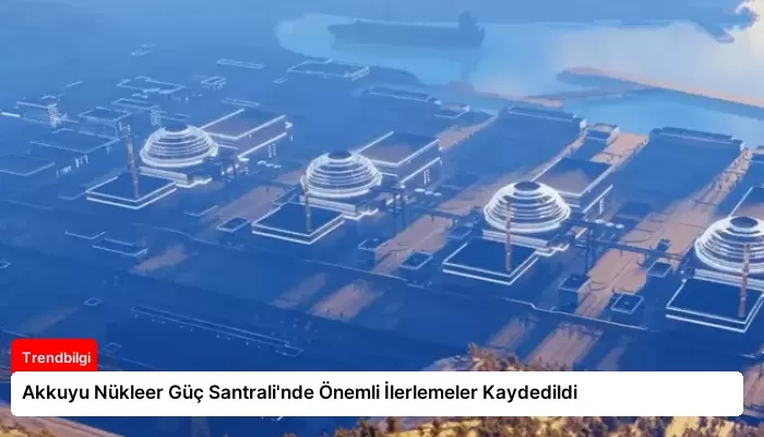 Akkuyu Nükleer Güç Santrali’nde Önemli İlerlemeler Kaydedildi