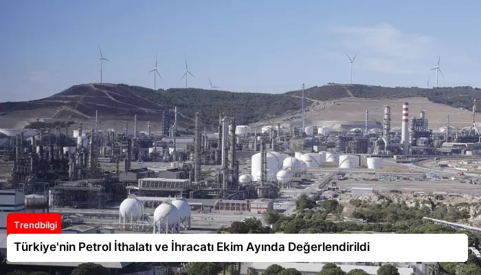 Türkiye’nin Petrol İthalatı ve İhracatı Ekim Ayında Değerlendirildi