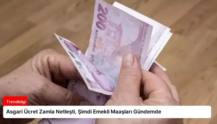 Asgari Ücret Zamla Netleşti, Şimdi Emekli Maaşları Gündemde