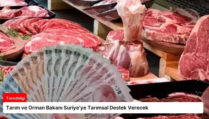 Tarım ve Orman Bakanı Suriye’ye Tarımsal Destek Verecek