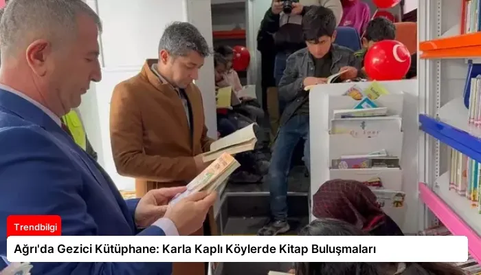 Ağrı’da Gezici Kütüphane: Karla Kaplı Köylerde Kitap Buluşmaları