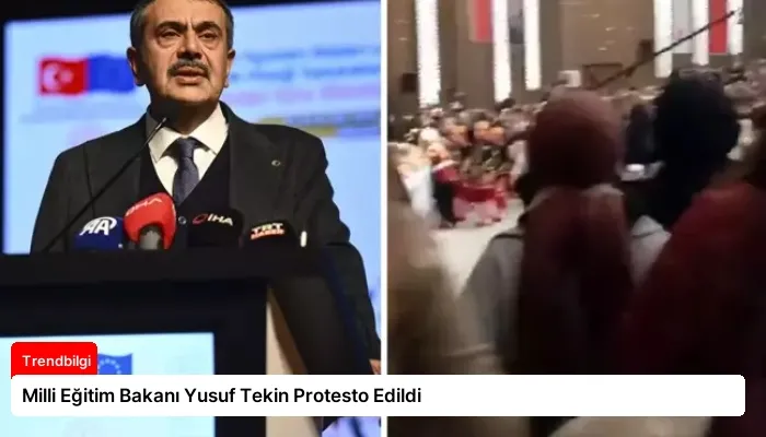 Milli Eğitim Bakanı Yusuf Tekin Protesto Edildi