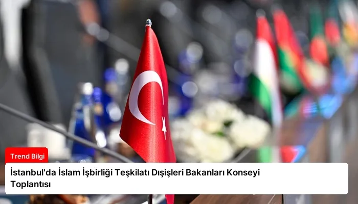 İstanbul’da İslam İşbirliği Teşkilatı Dışişleri Bakanları Konseyi Toplantısı