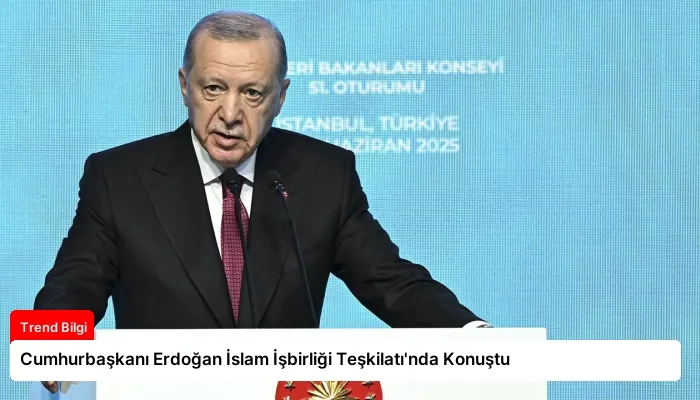 Cumhurbaşkanı Erdoğan İslam İşbirliği Teşkilatı’nda Konuştu