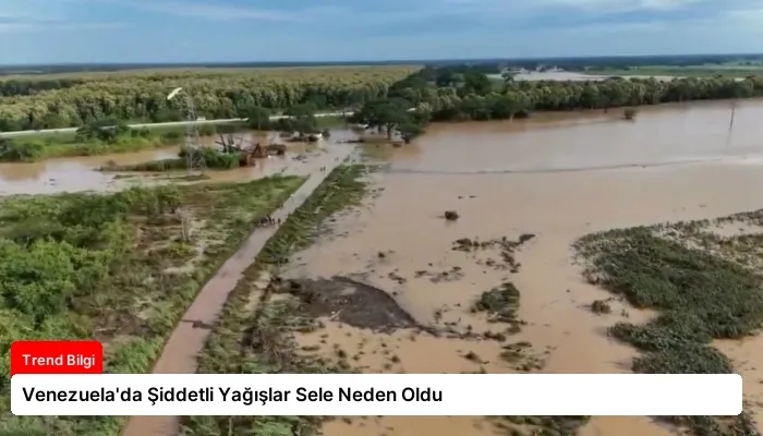 Venezuela’da Şiddetli Yağışlar Sele Neden Oldu