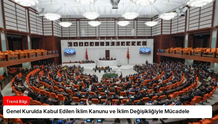 Genel Kurulda Kabul Edilen İklim Kanunu ve İklim Değişikliğiyle Mücadele
