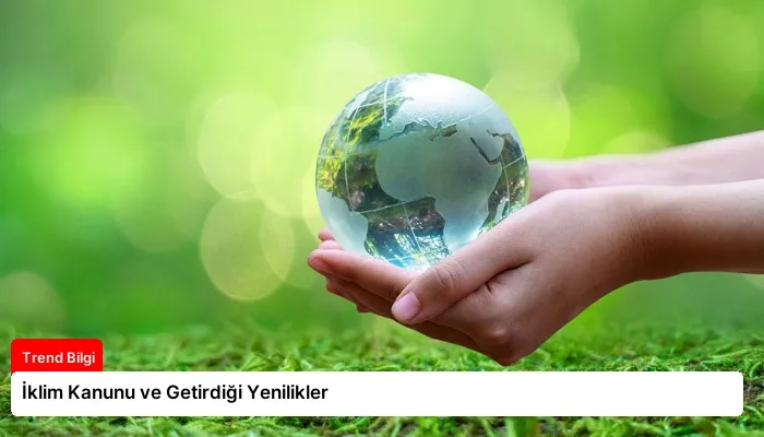 İklim Kanunu ve Getirdiği Yenilikler