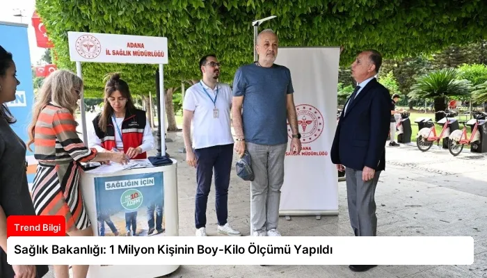 Sağlık Bakanlığı: 1 Milyon Kişinin Boy-Kilo Ölçümü Yapıldı