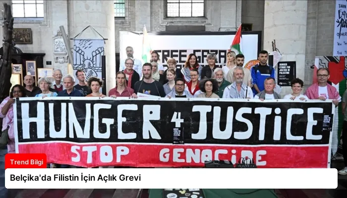 Belçika’da Filistin İçin Açlık Grevi