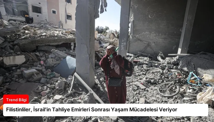 Filistinliler, İsrail’in Tahliye Emirleri Sonrası Yaşam Mücadelesi Veriyor