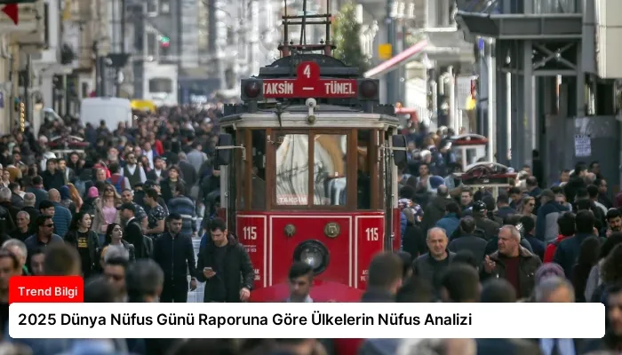 2025 Dünya Nüfus Günü Raporuna Göre Ülkelerin Nüfus Analizi