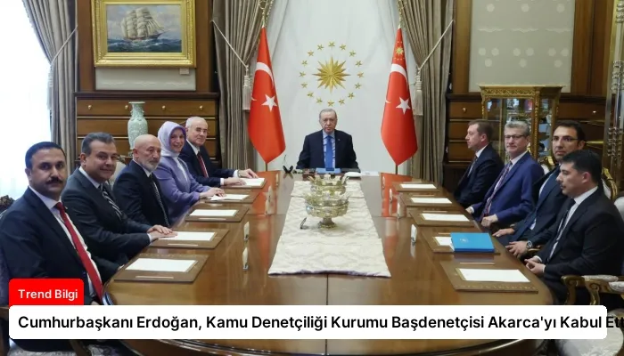 Cumhurbaşkanı Erdoğan, Kamu Denetçiliği Kurumu Başdenetçisi Akarca’yı Kabul Etti