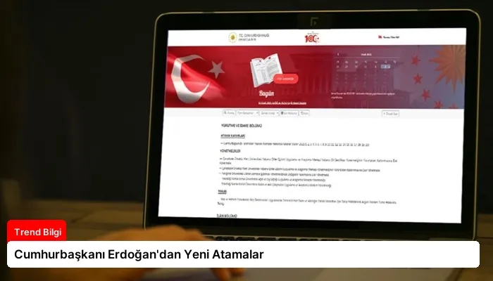 Cumhurbaşkanı Erdoğan’dan Yeni Atamalar