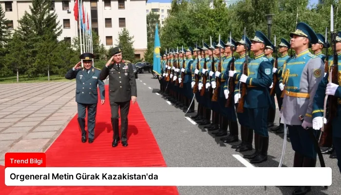 Orgeneral Metin Gürak Kazakistan’da
