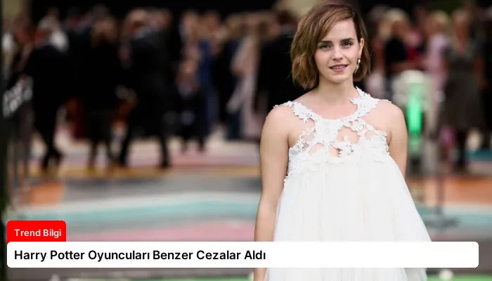 Harry Potter Oyuncuları Benzer Cezalar Aldı