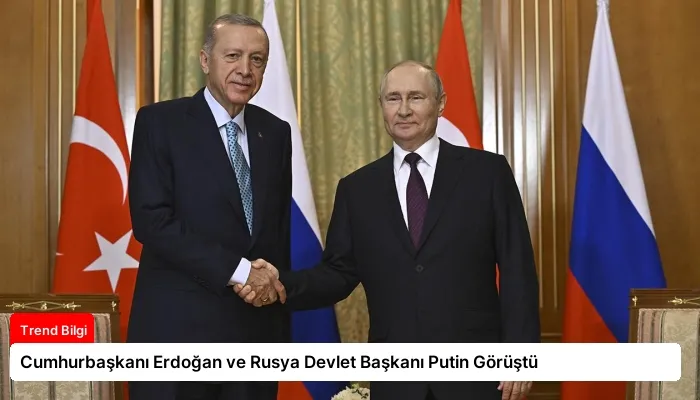 Cumhurbaşkanı Erdoğan ve Rusya Devlet Başkanı Putin Görüştü