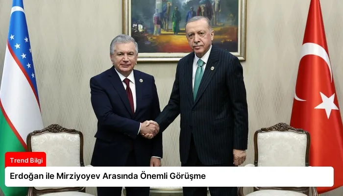 Erdoğan ile Mirziyoyev Arasında Önemli Görüşme
