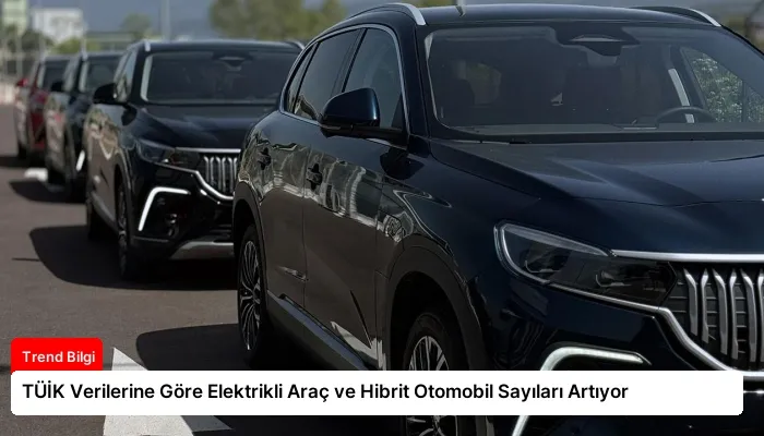 TÜİK Verilerine Göre Elektrikli Araç ve Hibrit Otomobil Sayıları Artıyor