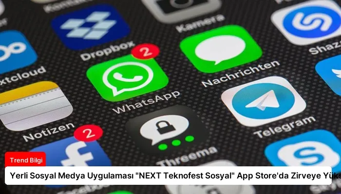 Yerli Sosyal Medya Uygulaması “NEXT Teknofest Sosyal” App Store’da Zirveye Yükseldi