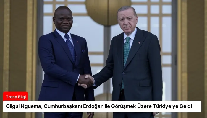 Oligui Nguema, Cumhurbaşkanı Erdoğan ile Görüşmek Üzere Türkiye’ye Geldi