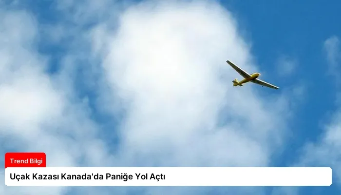 Uçak Kazası Kanada’da Paniğe Yol Açtı