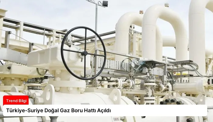 Türkiye-Suriye Doğal Gaz Boru Hattı Açıldı