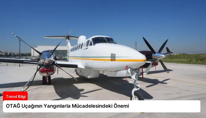 OTAĞ Uçağının Yangınlarla Mücadelesindeki Önemi