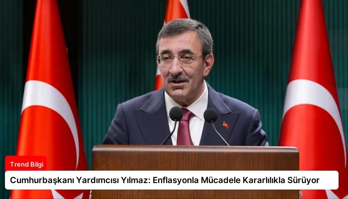 Cumhurbaşkanı Yardımcısı Yılmaz: Enflasyonla Mücadele Kararlılıkla Sürüyor