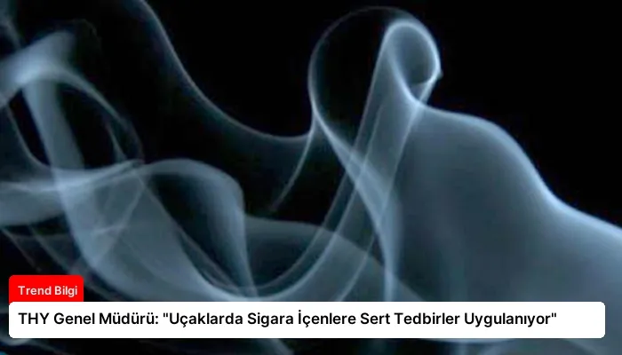 THY Genel Müdürü: “Uçaklarda Sigara İçenlere Sert Tedbirler Uygulanıyor”