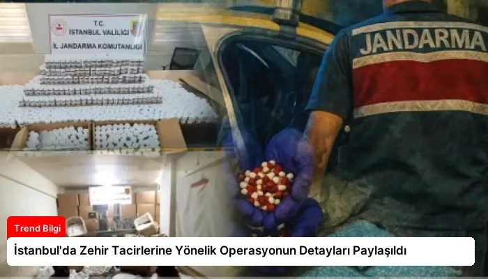 İstanbul’da Zehir Tacirlerine Yönelik Operasyonun Detayları Paylaşıldı