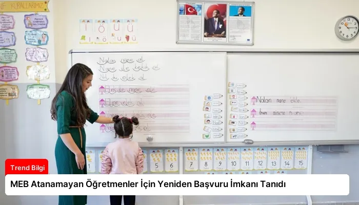 MEB Atanamayan Öğretmenler İçin Yeniden Başvuru İmkanı Tanıdı