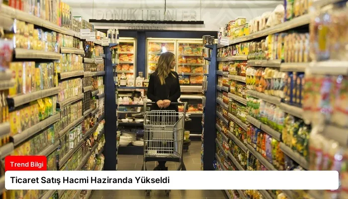 Ticaret Satış Hacmi Haziranda Yükseldi