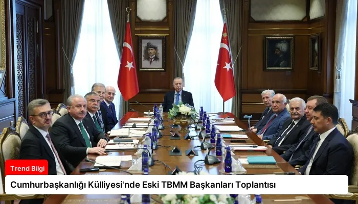 Cumhurbaşkanlığı Külliyesi’nde Eski TBMM Başkanları Toplantısı