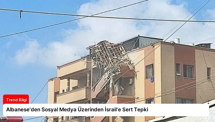 Albanese’den Sosyal Medya Üzerinden İsrail’e Sert Tepki