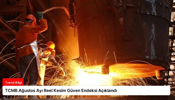 TCMB Ağustos Ayı Reel Kesim Güven Endeksi Açıklandı