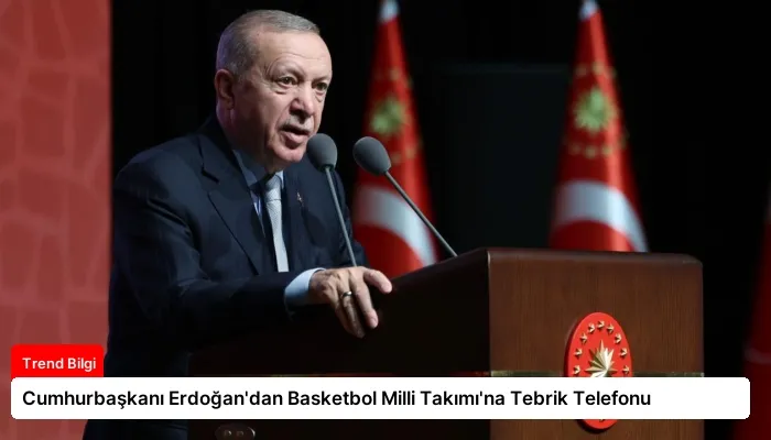 Cumhurbaşkanı Erdoğan’dan Basketbol Milli Takımı’na Tebrik Telefonu