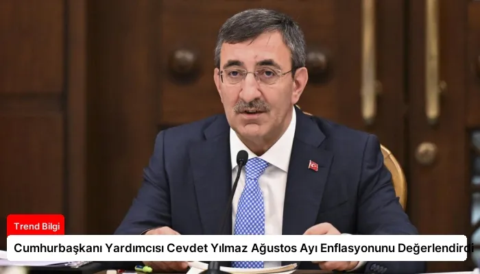 Cumhurbaşkanı Yardımcısı Cevdet Yılmaz Ağustos Ayı Enflasyonunu Değerlendirdi