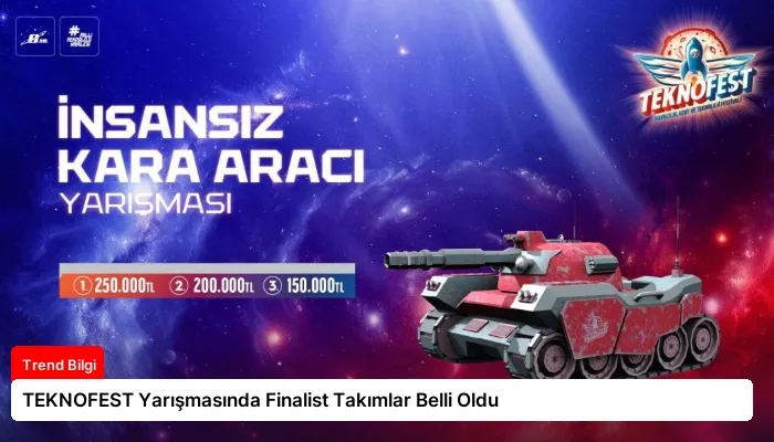 TEKNOFEST Yarışmasında Finalist Takımlar Belli Oldu