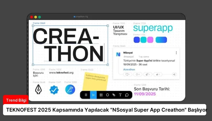 TEKNOFEST 2025 Kapsamında Yapılacak “NSosyal Super App Creathon” Başlıyor