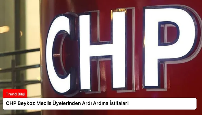 CHP Beykoz Meclis Üyelerinden Ardı Ardına İstifalar!