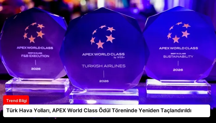 Türk Hava Yolları, APEX World Class Ödül Töreninde Yeniden Taçlandırıldı