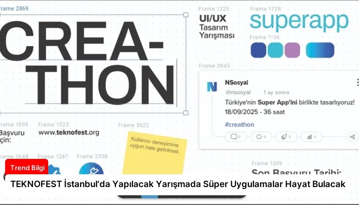 TEKNOFEST İstanbul’da Yapılacak Yarışmada Süper Uygulamalar Hayat Bulacak