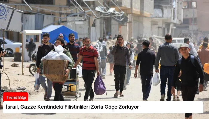 İsrail, Gazze Kentindeki Filistinlileri Zorla Göçe Zorluyor