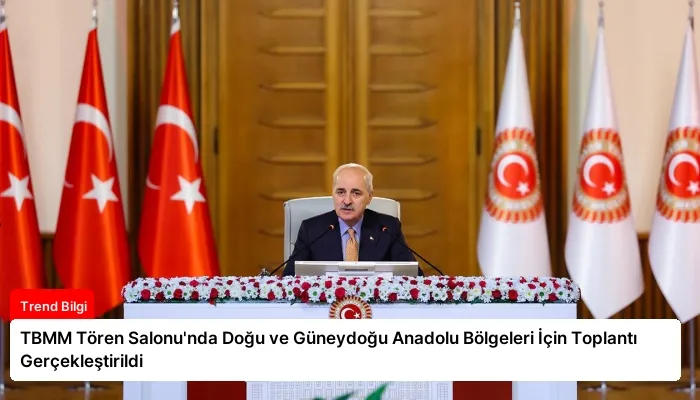 TBMM Tören Salonu’nda Doğu ve Güneydoğu Anadolu Bölgeleri İçin Toplantı Gerçekleştirildi