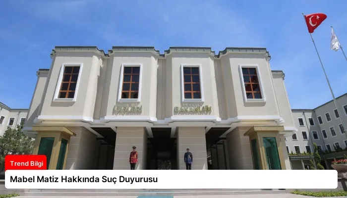 Mabel Matiz Hakkında Suç Duyurusu